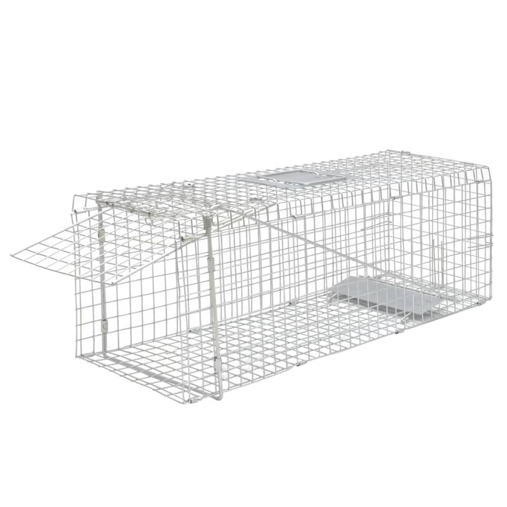 galvaniseret levende fælde 80 cm billede