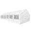 festtelt 12 x 6 m hvidt