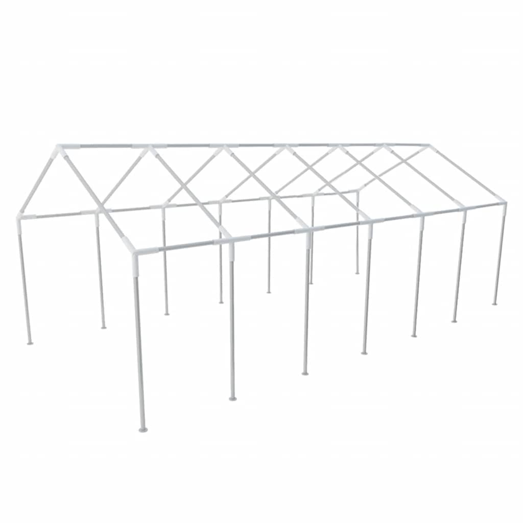 festtelt 12 x 6 m hvidt