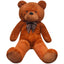 blød plysbamse XXL 85 cm brun