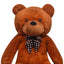 blød plysbamse XXL 135 cm brun