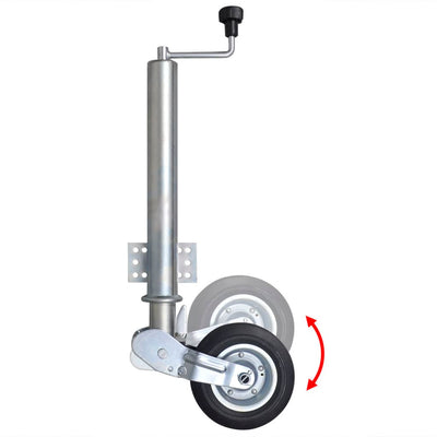 Robust næsehjul til trailer 60 mm