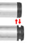 4 bordben, justerbar højde, børstet nikkel, 1100 mm