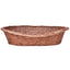 hundekurv 50 cm pileflet naturfarvet