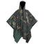 Vandtæt army-regnponcho til camping/vandreture camouflage