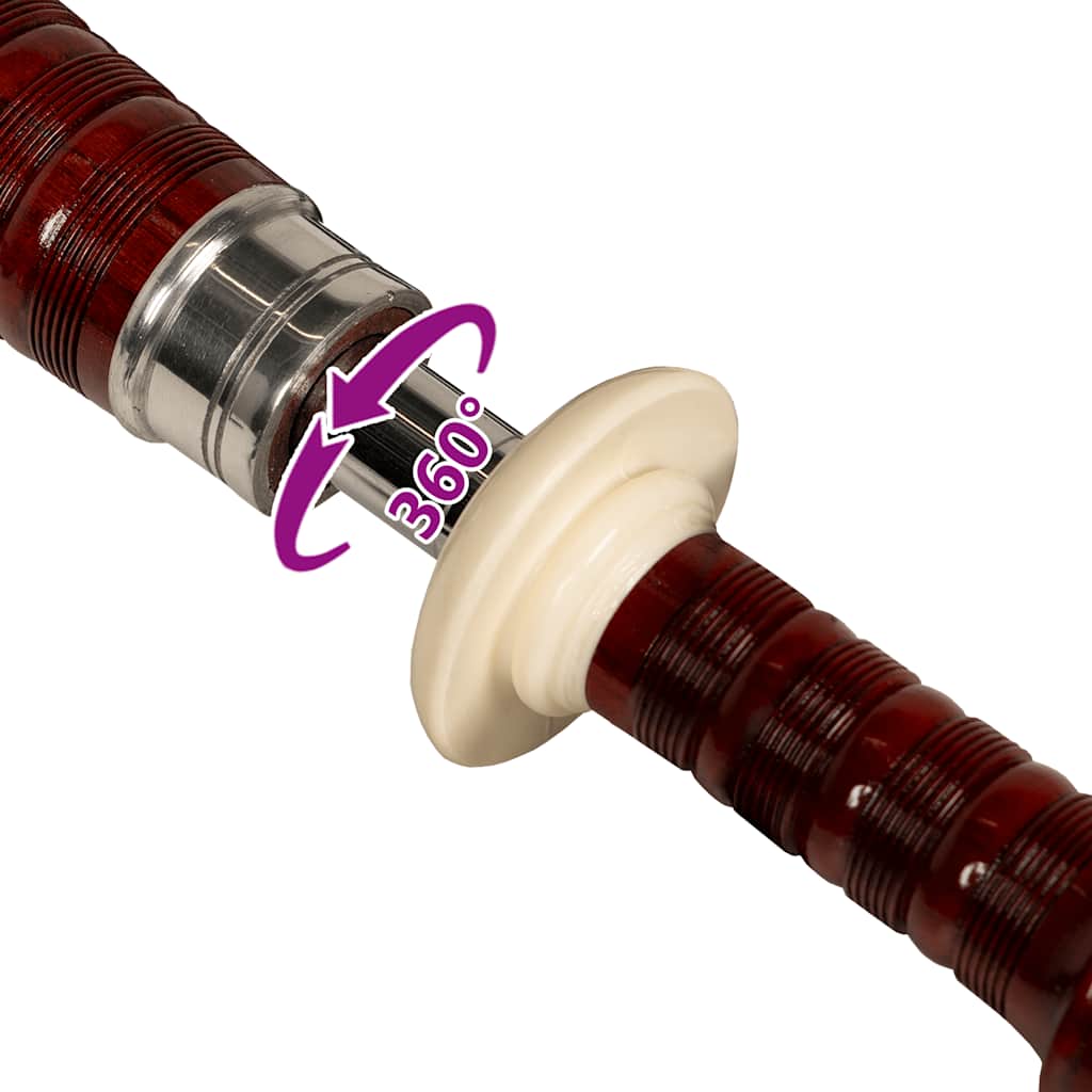 Scottish Great Highland sækkepibe rød tartan