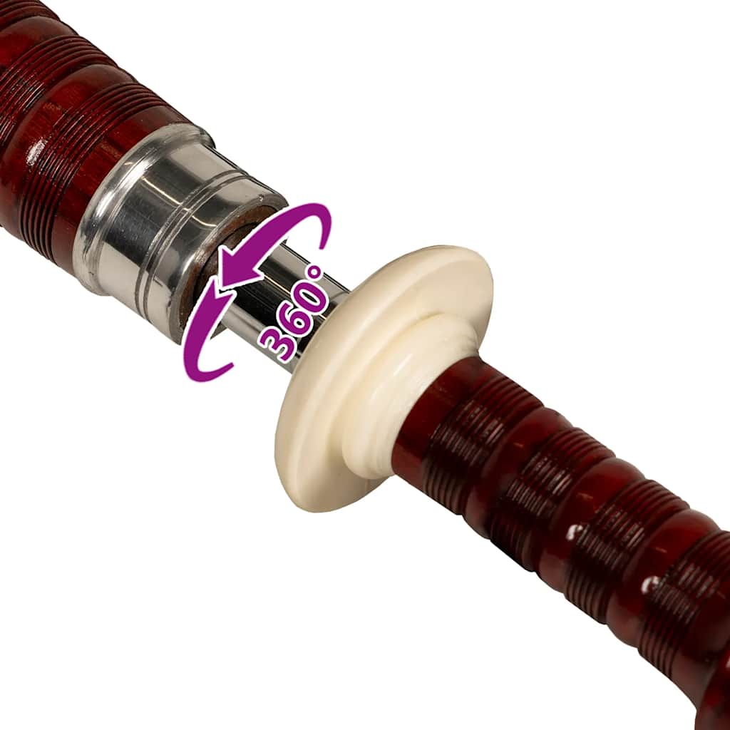 Scottish Great Highland sækkepibe grøn og sort tartan