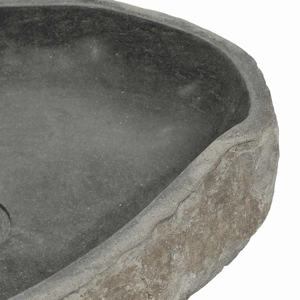 håndvask (45-53)x(34-41) cm oval flodsten