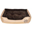 hundeseng XXL beige og brun