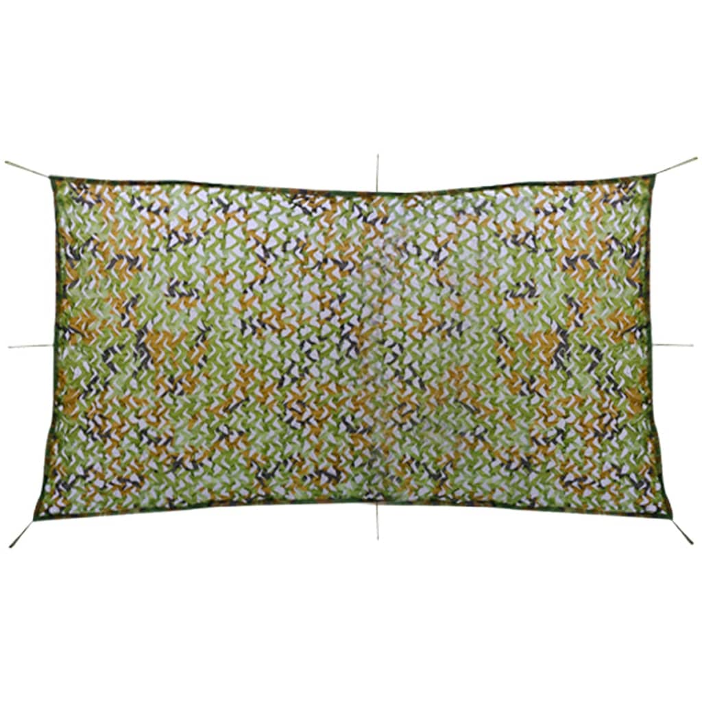 kamuflagenet med opbevaringspose, 1,5x3 m