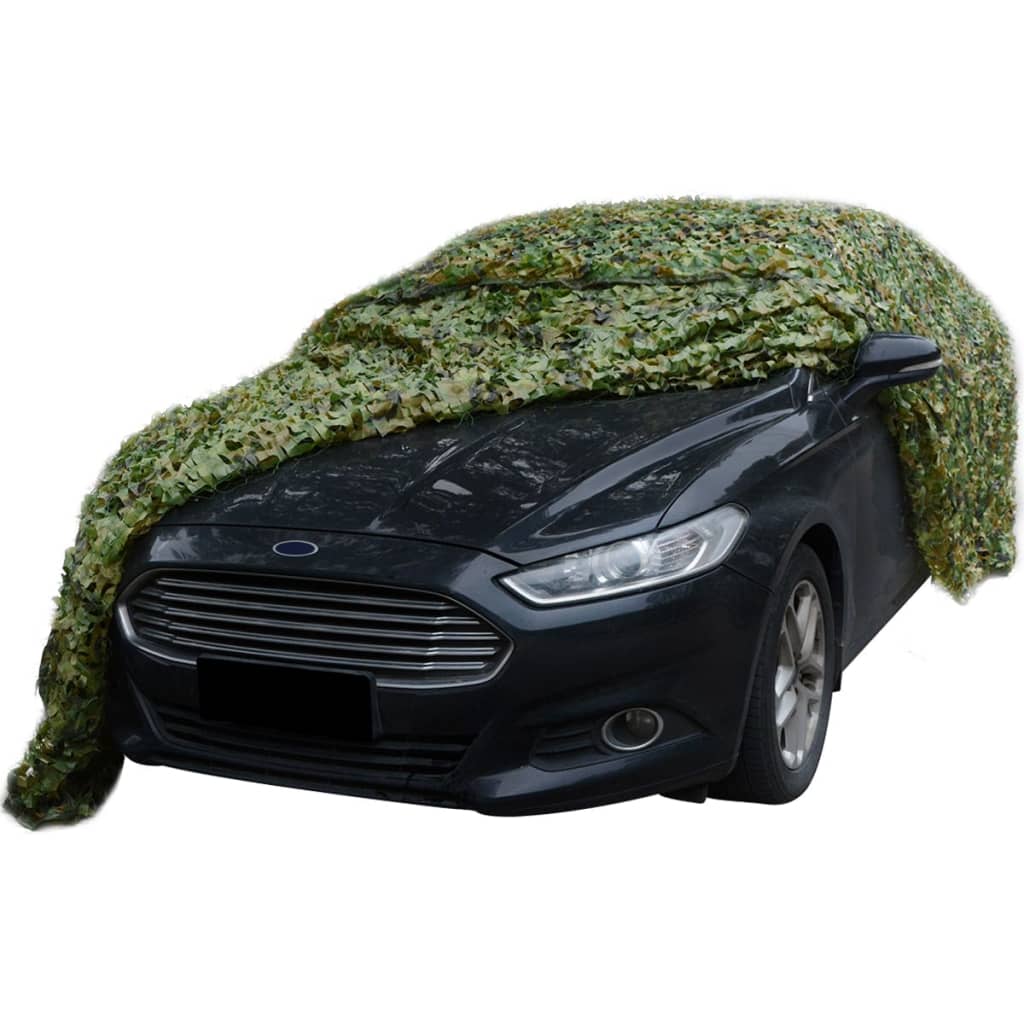 kamuflagenet med opbevaringspose, 1,5x3 m