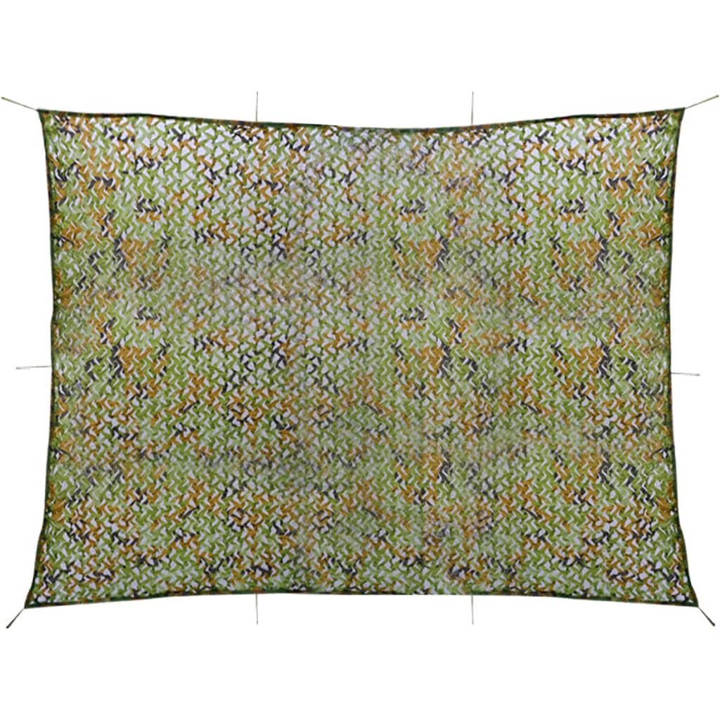 kamuflagenet med opbevaringspose, 3x4 m billede
