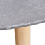 sofabordssæt i 2 dele 55 cm & 44 cm betongrå