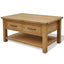 sofabord 88x53x45 cm massivt egetræ