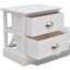 Fransk Sengebord 2 stk Hvid