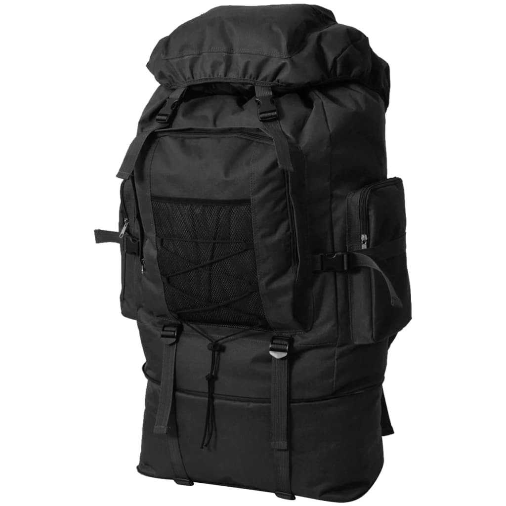 rygsæk i army-style XXL 100 l sort billede