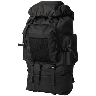 rygsæk i army-style XXL 100 l sort
