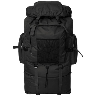 rygsæk i army-style XXL 100 l sort