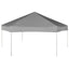 pop up-pavillon 6 sidevægge sekskantet 3,6x3,1 m grå