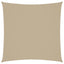solsejl Oxfordstof firkantet 3,6 x 3,6 m beige