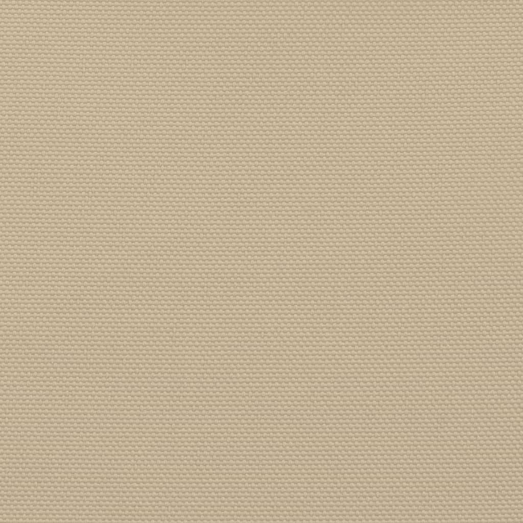 solsejl Oxfordstof rektangulær 2 x 4 m beige