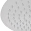 Brusehoved rustfrit stål 20 cm rund