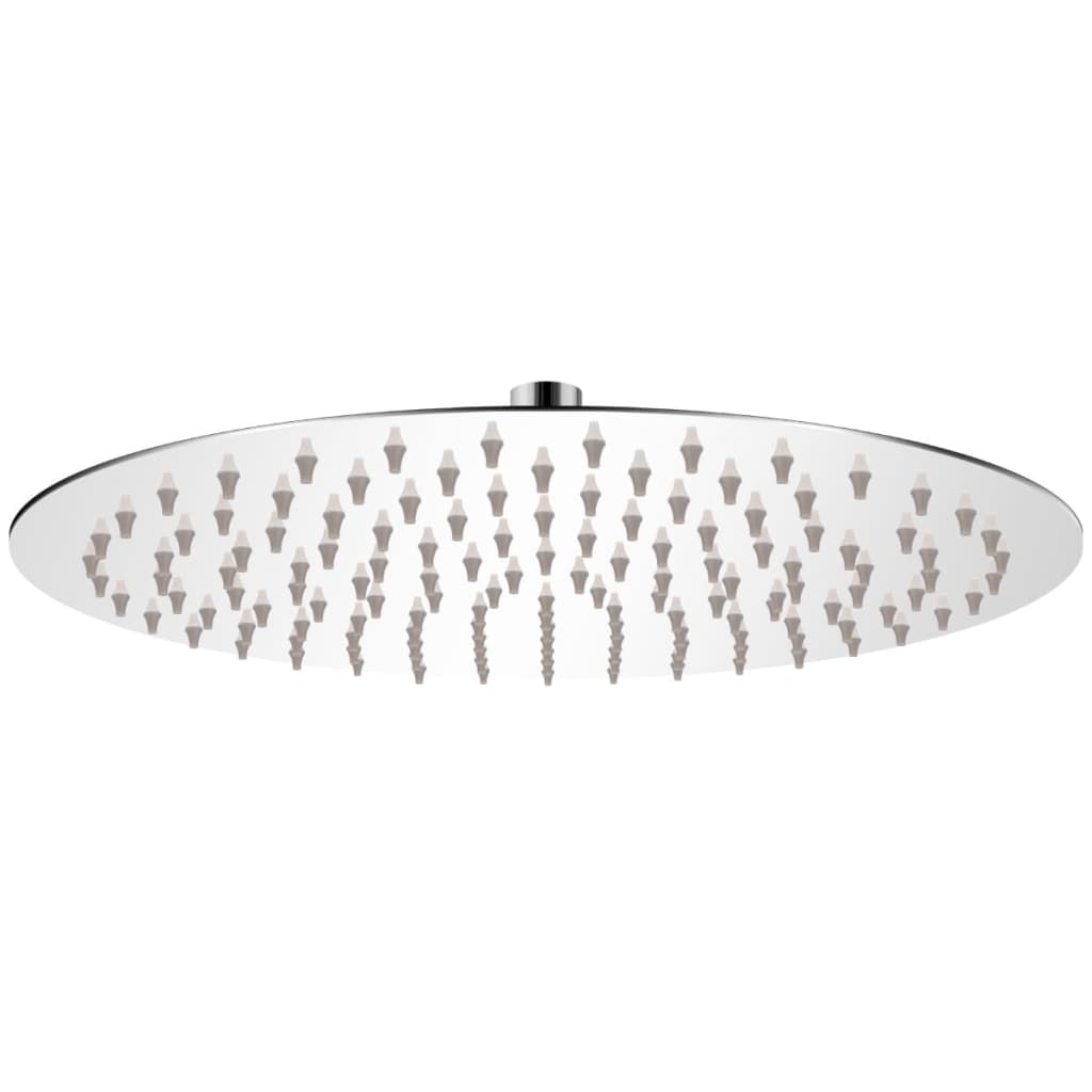 Brusehoved rustfrit stål 30 cm rund billede