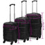 hardcase trolleysæt 45,5/55/66 cm sort