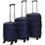 hardcase trolleysæt 45,5/55/66 cm blå