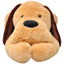 tøjdyr hund 160 cm plysstof brun