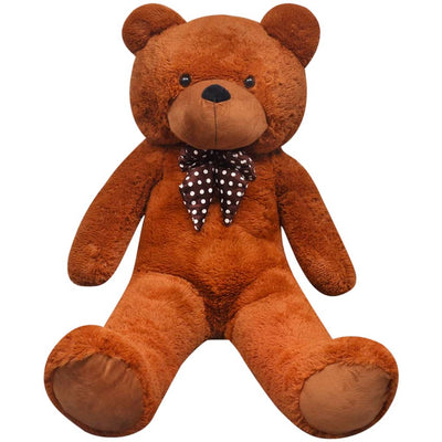 tøjbamse 242 cm plysstof brun