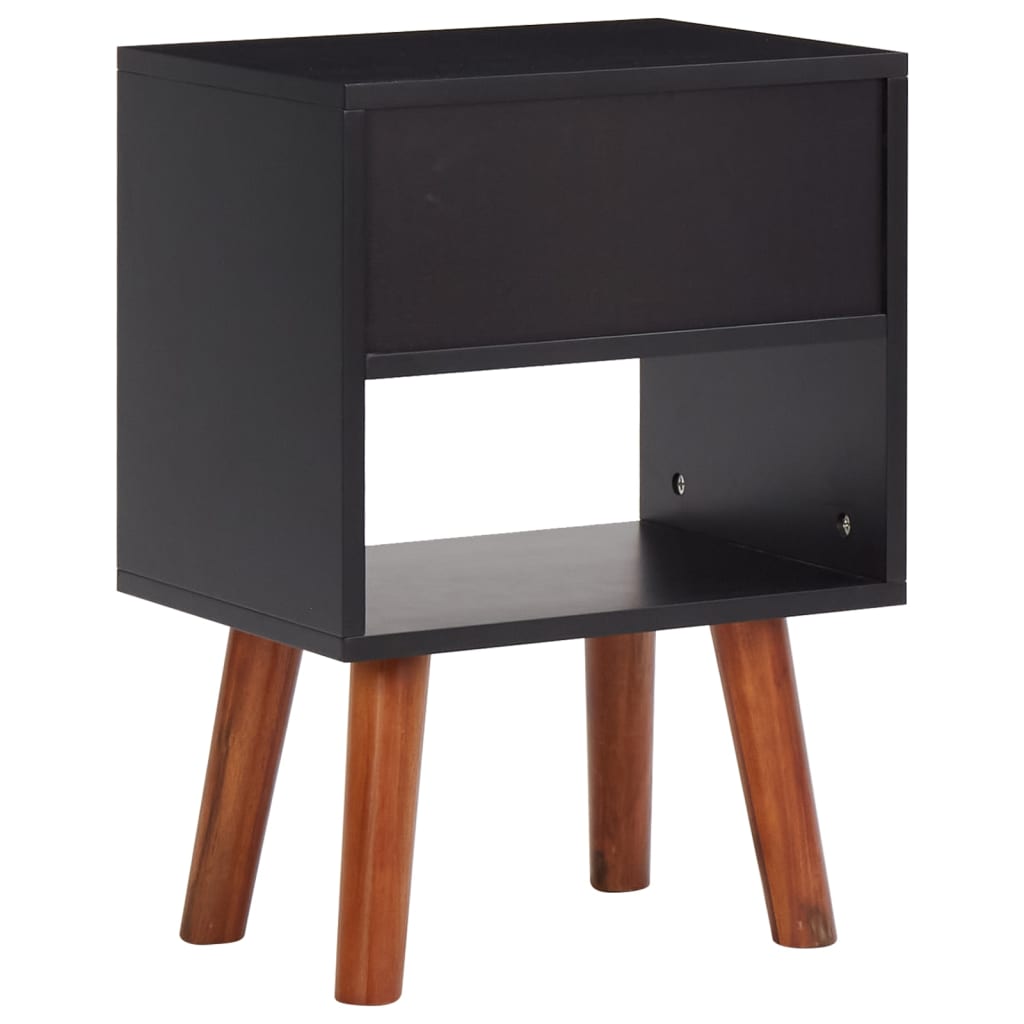 sengebord 40x30x57 cm massivt akacietræ