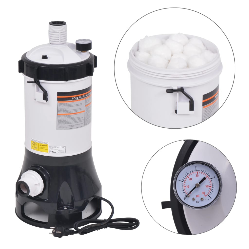 filterpumpe til pools 185 W 4,4 m³/t billede