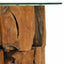 sofabord 60 cm massivt teak-drivtømmer