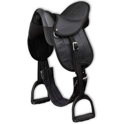 ponysadelsæt 10" sort