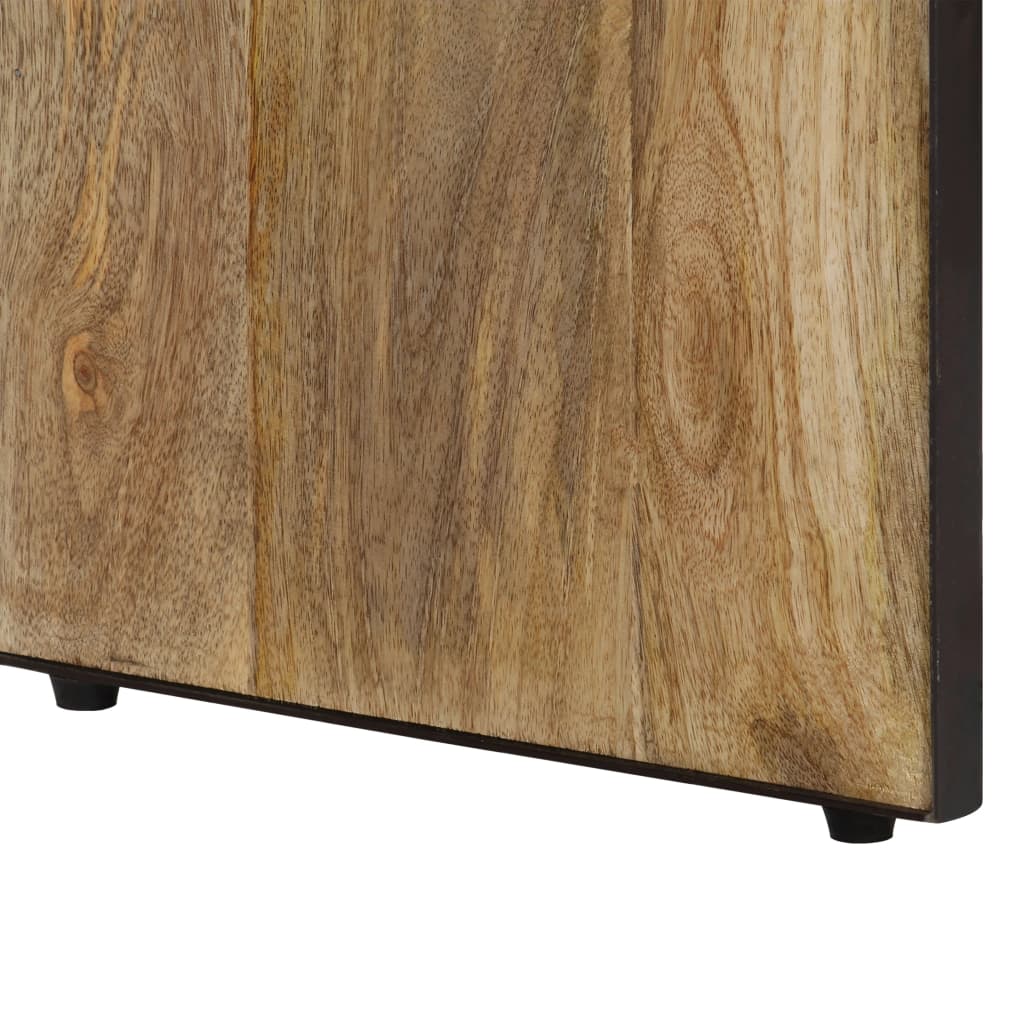 skænk i massivt mangotræ 120 x 30 x 75 cm