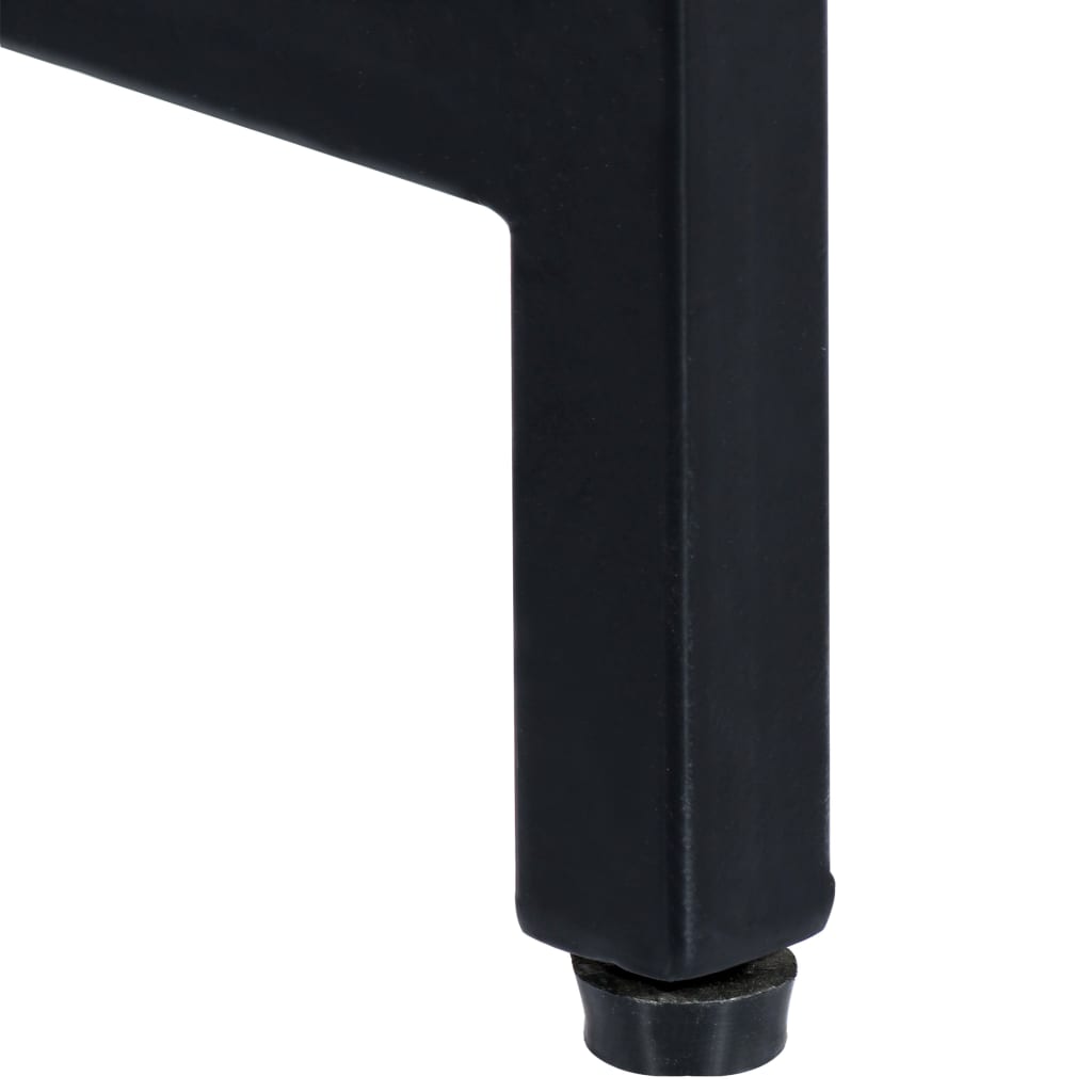 konsolbord 140 x 35 x 76 cm massivt ru mangotræ