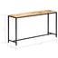 konsolbord 140 x 35 x 76 cm massivt ru mangotræ