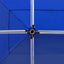 foldbart festtelt aluminium 6 x 3 m blå