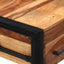 skrivebord med 2 skuffer 110 x 50 x 77 cm massivt akacietræ
