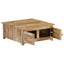 sofabord 70x70x30 cm massivt mangotræ