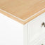 sengeborde 2 stk. 35x30x49 cm MDF hvid