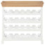 vinskab 70 x 22,5 x 70,5 cm MDF hvid