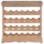 vinskab 70 x 22,5 x 70,5 cm MDF brun