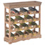 vinskab 70 x 22,5 x 70,5 cm MDF brun