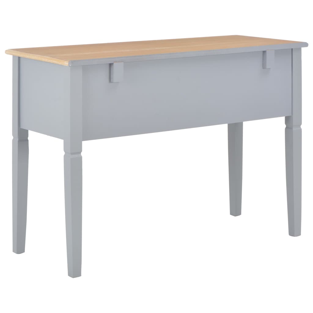 skrivebord 109,5 x 45 x 77,5 cm træ grå
