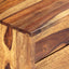 skænk 118 x 30 x 60 cm massivt akacietræ