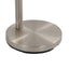 standerlampe 200 cm 5 x E14 sølvfarvet