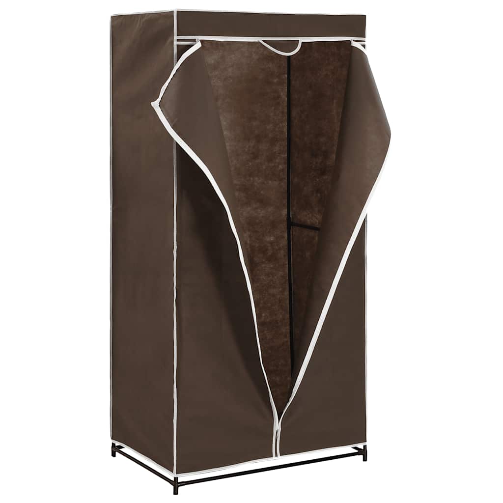 klædeskab 2 stk. 75 x 50 x 160 cm brun