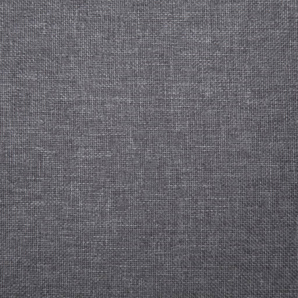 bænk med opbevaringsrum 116 cm polyester lysegrå